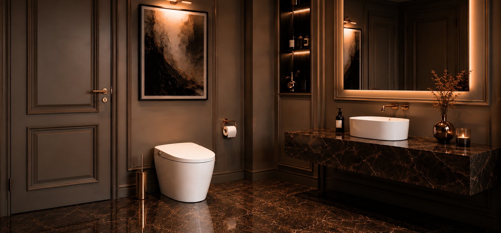 Cetio Pure Collection lineup in a modern bathroom